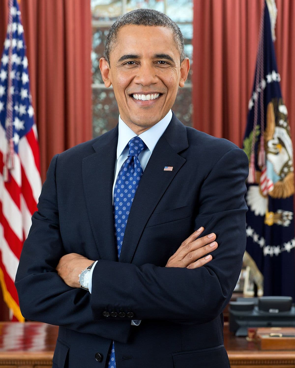 Photo: Official White House Photo by Pete Souza · Public domain Barack Obama